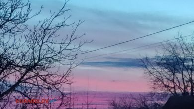 Захід сонця в Корабельному районі Миколаєва