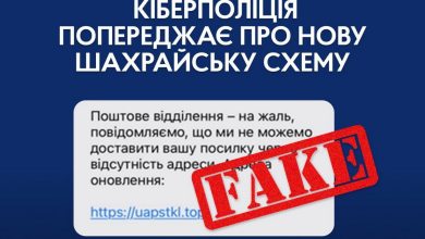 шахраї: СМС про надходження посилок