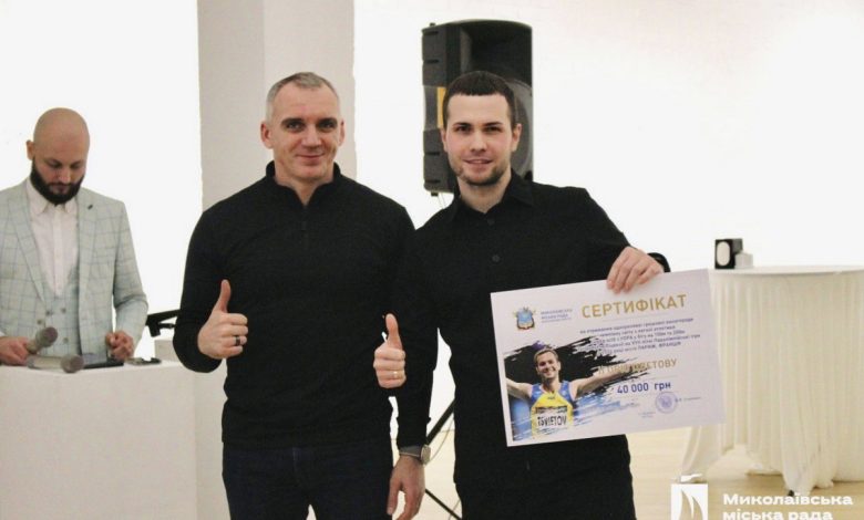 Нагородження Ігоря Цвєтова