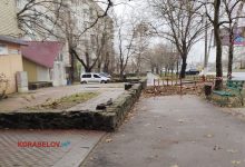 пр. Богоявленський (недалеко від перетину з вул. Металургів) в Миколаєві