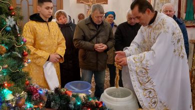 Водохреща в Балабанівській церкві