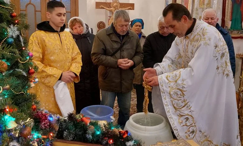 Водохреща в Балабанівській церкві