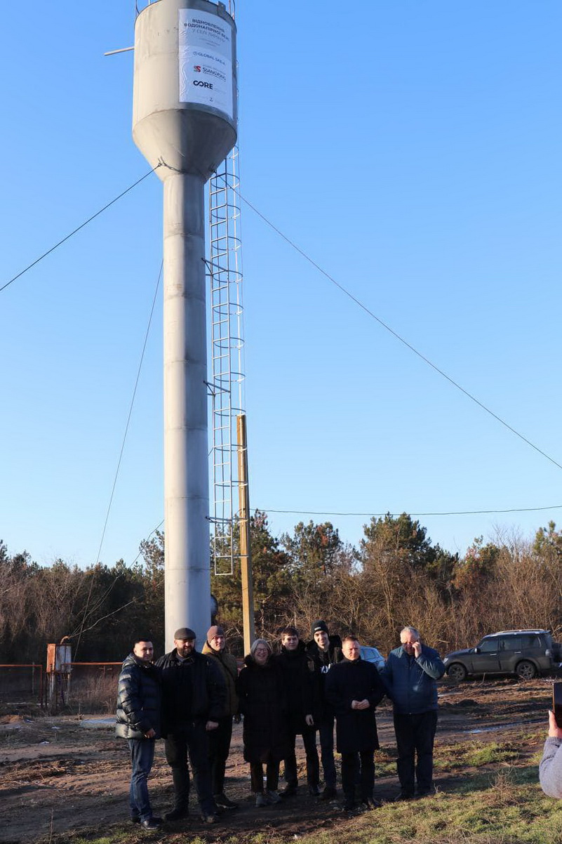 Водонапірна вежа у селі Лимани