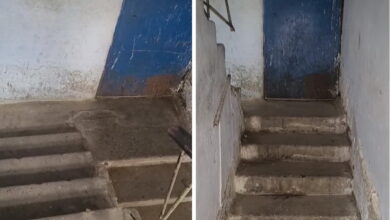 Захоплення загальної площі в під'їзді будинку