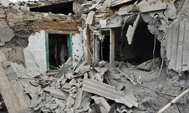 Наслідки обстрілу Херсона