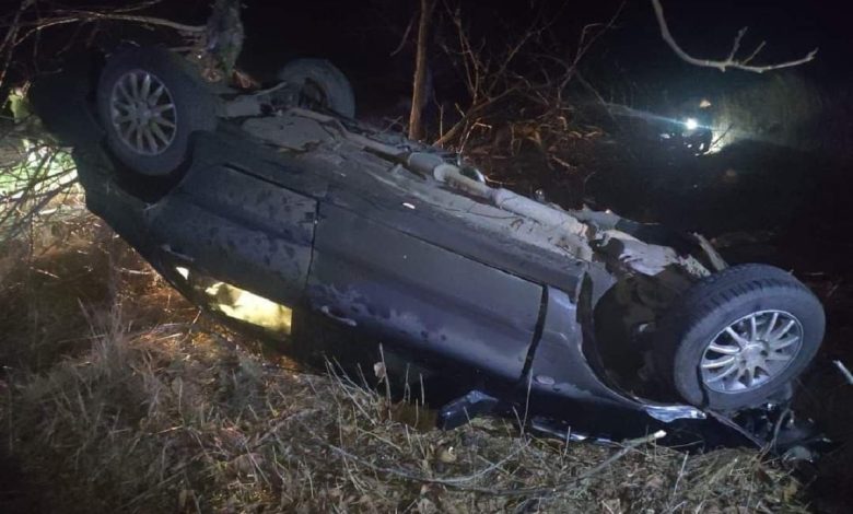 На Миколаївщині перекинувся Mitsubishi