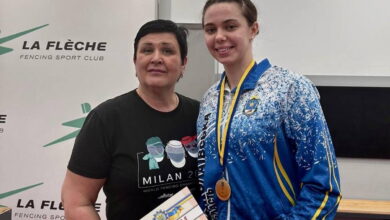 рапіристка Аліна Полозюк