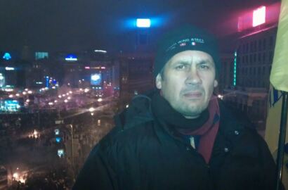 Олександр Янцен на Майдане