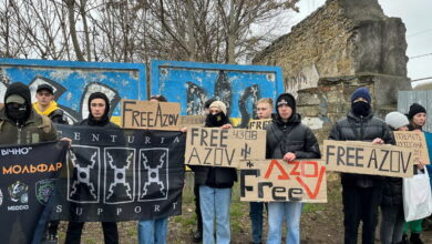 Мітинг на підтримку військовополонених