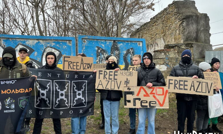 Мітинг на підтримку військовополонених