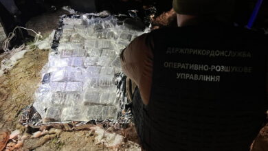 прикордонники збили дрон з наркотиками