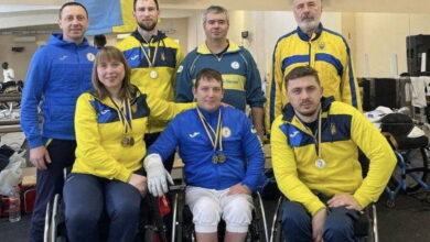 Миколаївські фехтувальники на візках