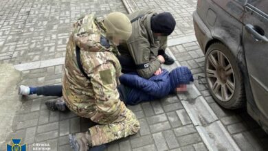 затримання рекетирів