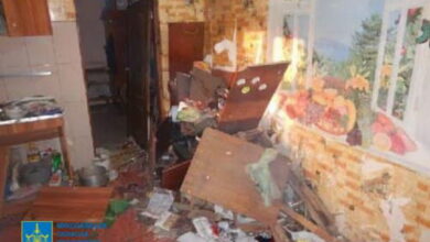 Будинок після підриву гранати