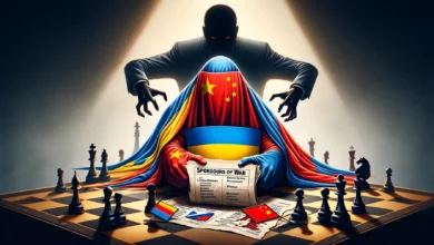 ілюстрація: Україна між міжнародними тисками