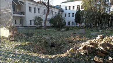 Драмтеатр після обстрілу Миколаєва (22 вересня 2022)