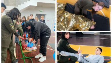 Ліцеїсти навчаються тактичній медицині