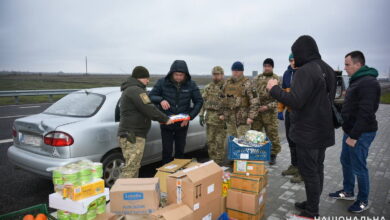 Миколаївській бригаді ТРО передали подарунки