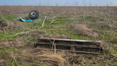 Трактор з культиватором наїхав на міну