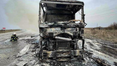 Згорів вантажний автомобіль