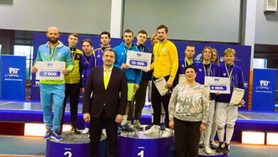 Команда миколаївських фехтувальників