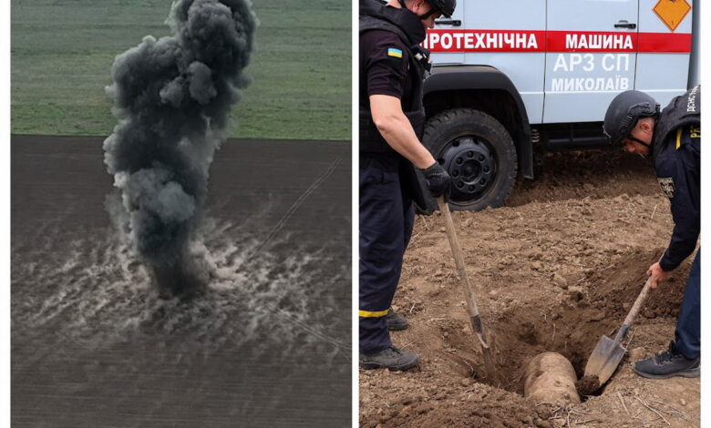 Піротехніки виявили на Миколаївщині авіаційні бомби