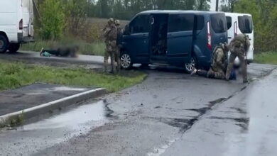 Затримання підозрюваних у розстрілі поліцейських