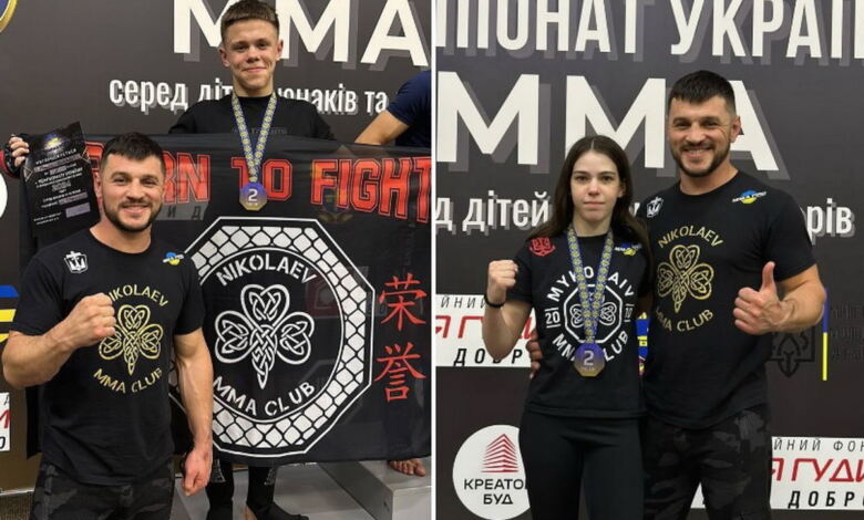 Срібні призери Д. Білецький і В. Балика