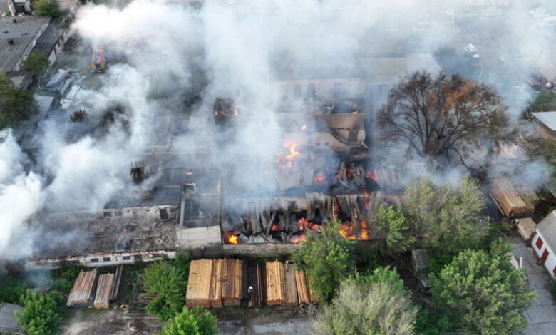 Пожежа на деревообробному підприємстві
