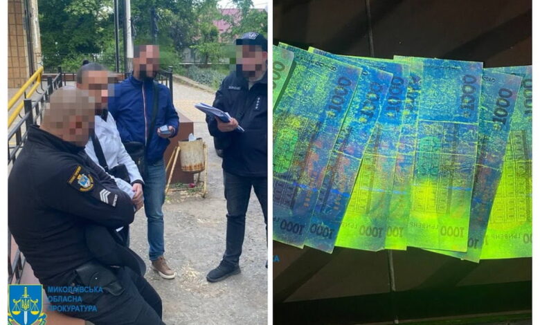 На Миколаївщині затримано поліцейського