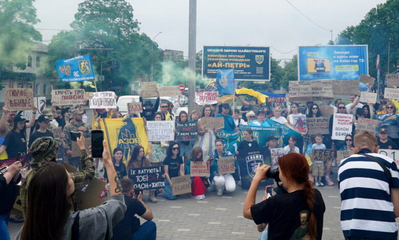 Акція на підтримку військовополонених