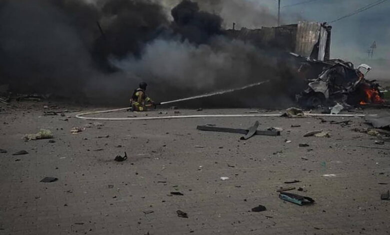 Наслідки атаки по Снігурівці.