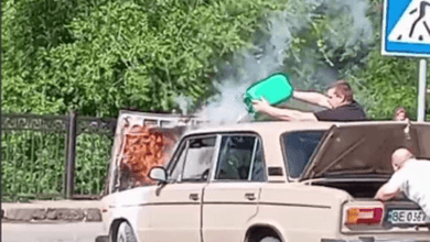 Біля ринку в Корабельному районі горів автомобіль