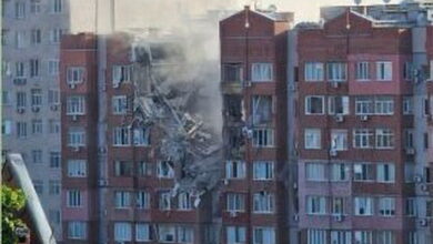 Чотири поверхи зруйновано в будинку