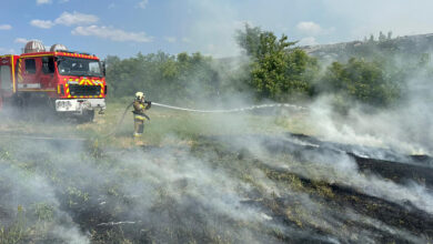 ДСНС ліквідували пожежу в Корабельному