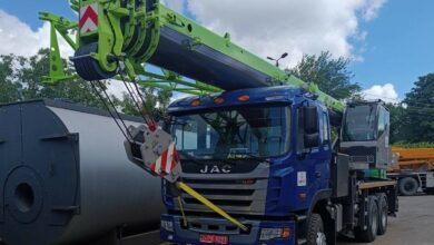 «Миколаївоблтеплоенерго» отримало сучасний автокран від США