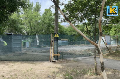 Будівництво спортмайданчиків на вул. Океанівській
