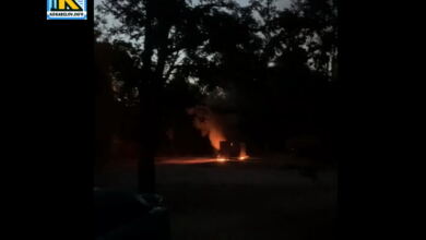 загоряння контейнера для сміття