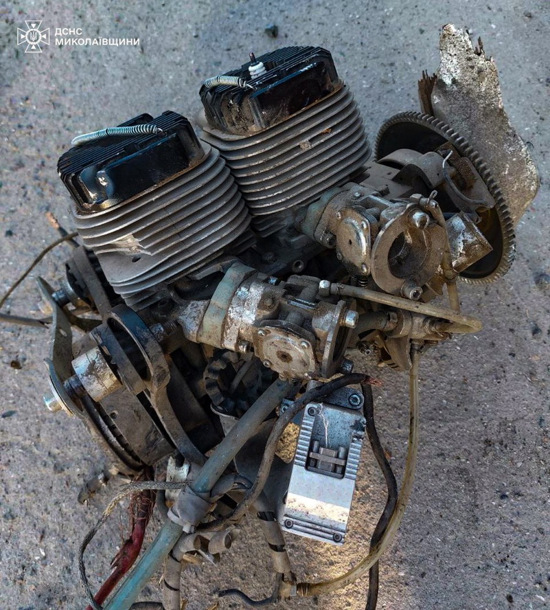 Наслідки падіння уламків збитих ворожих БпЛА у Куцурубській громаді 