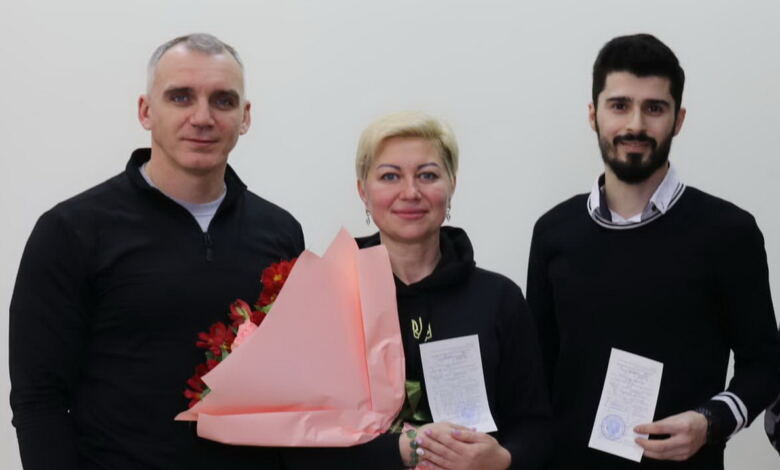 По центру - Валентина Ткаченко