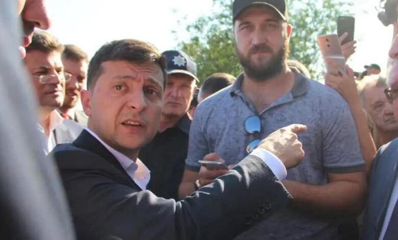 Володимир Зеленський ы Руслан Ханумак