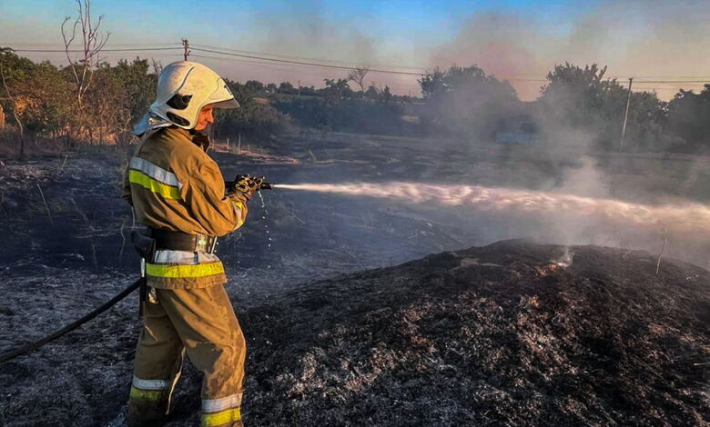 Пожежа на відкритій території
