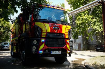 пожарная машина в Корабельном районе