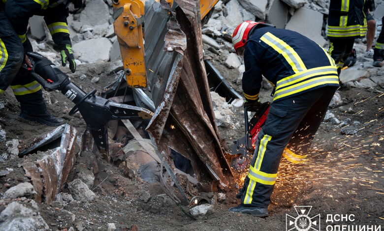 Обвал будівлі в порту Одеси