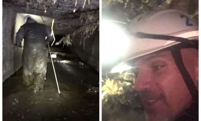 Сєнкевич в зливовому колекторі