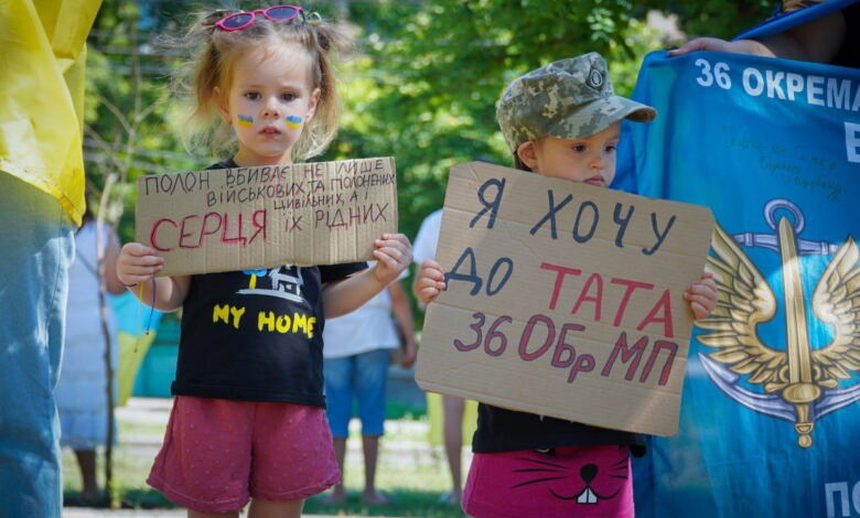 Акція в Миколаєві за повернення військовополонених