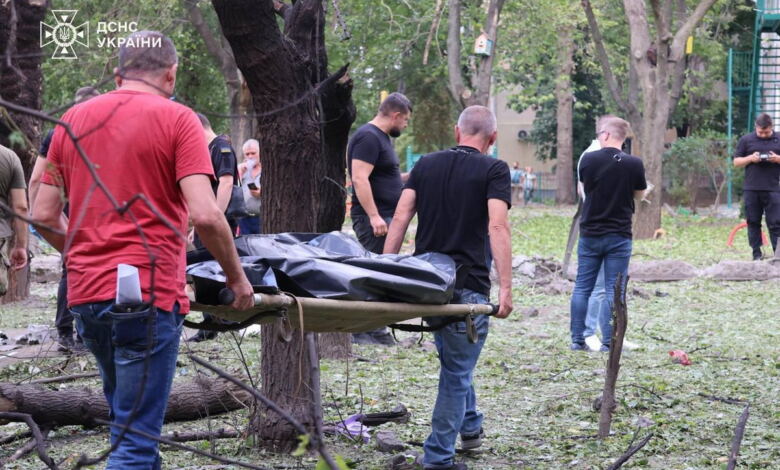 після прильоту ракети в Миколаєві 19.07.2024