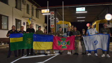 Прикордонники зустріли Ольгу Харлан
