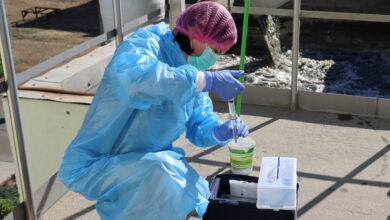 відбір проб стічних вод