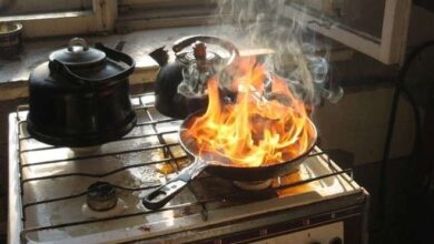 пожежа через залишену на плиті їжу
